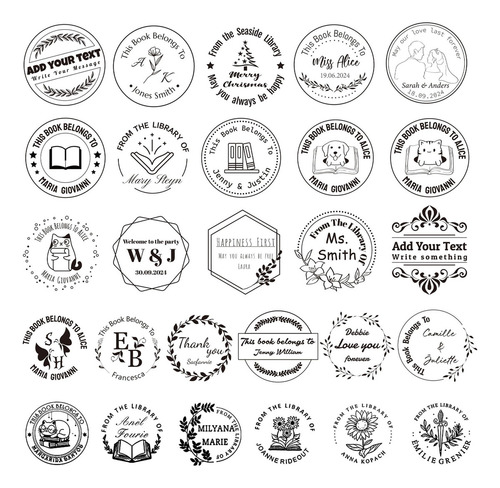 Sello De Libro En Relieve Personalizado, Prensa De Gofrado