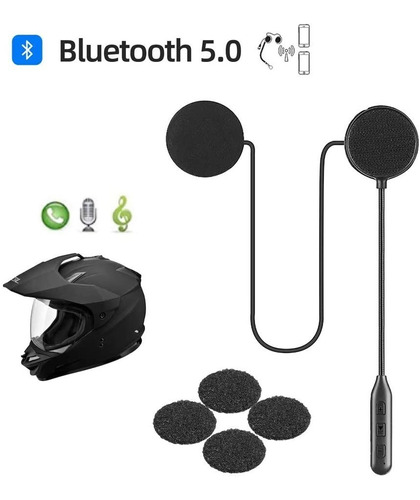 Auricular Bluetooth Manos Libre Para Casco D Moto Motorizado