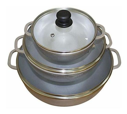 Imagen 2 de 7 de Imusa Usa Tapa De Vidrio Caldero Natural Colombiano Tradicio