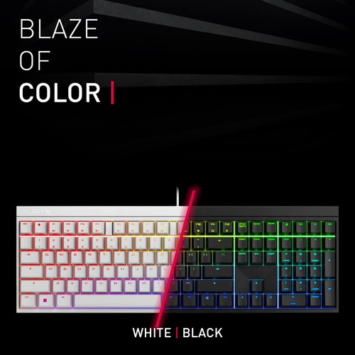 Cherry Mx 2.0s Teclado De Jogos Com Fio Com Iluminação Rgb -