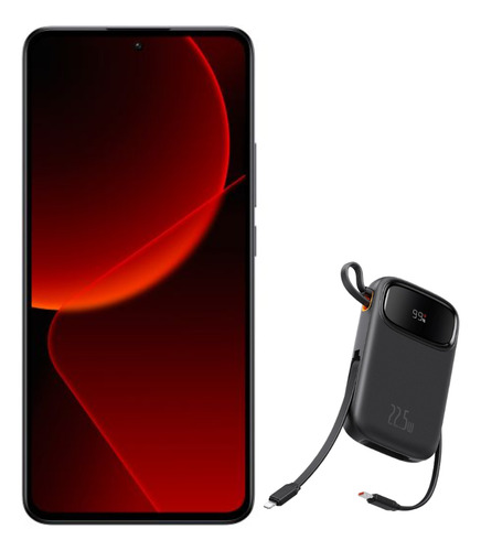 Xiaomi 13t Dual 256gb 8ram Black + Baseus Bateria Portatil Con Dos Cables 22.5w 10000mah Black