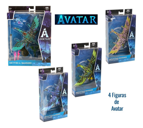 Avatar Set 4 Figuras Mcfarlane Originales