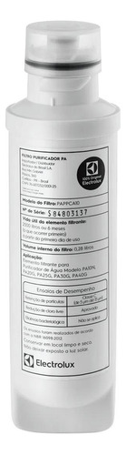 Refil Filtro Purificador Água Pa10n Pa20g Pa30g Electrolux