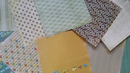 Scrapbook Set #b4 De 60 Hojas Gruesas Papel No Cartulina