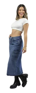 Falda Maxi Mujer Cottons Jeans Amanda