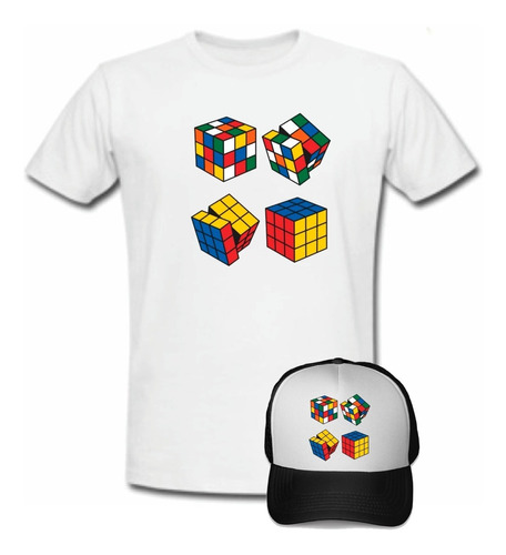 Camiseta Gorra Cubo Rubik Personalizada