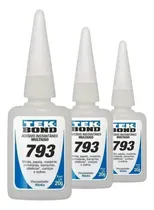 Comprar Kit 3 Colas Instantânea Tekbond 793 Super Bonde 20g Multiuso