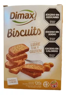 Dimax Biscuists 120gr X 15 Unidades