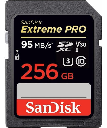 Cartão Sdxc Sandisk Extreme Pro 256gb 95/s 4k Original