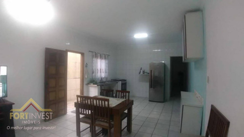 Imagem 2 de 14 de Casa Em Praia Grande, Vila Mirim, Localizado Há 600 Metros Da Praia, Próximo Ao Comércio Local E Futuro Shopping, 2 Dormitórios. - Ca0929