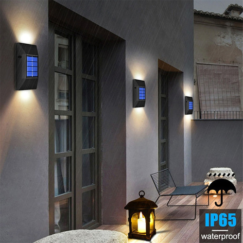 . 4 Lámparas De Pared De Jardín Impermeables