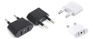 6x Adaptador De Tomada Plug Us Para Plug Eu (iPhone Apple)