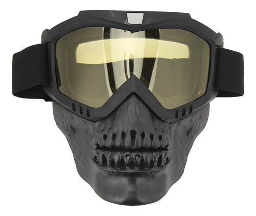 S Casco De Moto Skull, Gafas Para Moto De Cross S