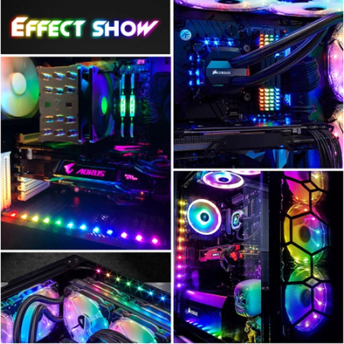 Imagem 4 de 6 de Fita Led Endereçável Ws2812b Ws2812 5v 60 Leds 1 Metro