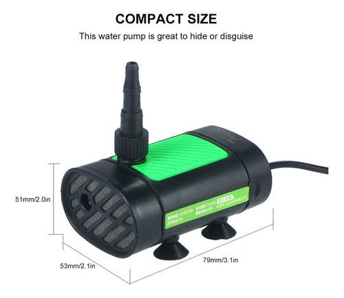 Bomba De Agua Sin Escobillas De 12 V Dc, 30 W, Ultra Silenci