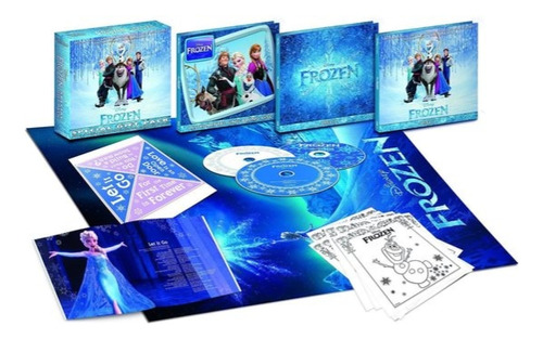 Frozen Special Gift Pack 3 Cd + Stciker + Poster Importado 