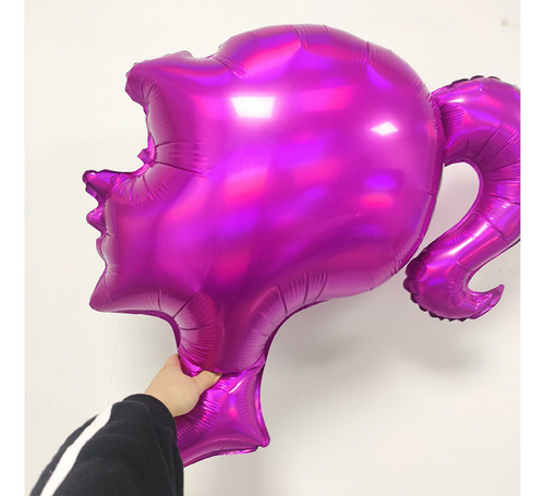 Kit De Globos Barbie Rosa Para Fiesta Temática - 6 Piezas