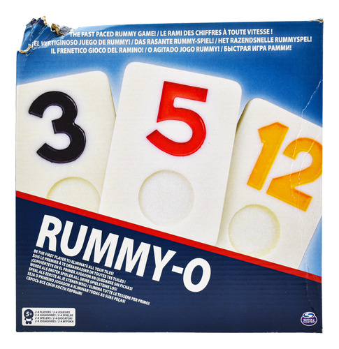 Rummy O Juego De Mesa 106 Fichas Spin Master Cd