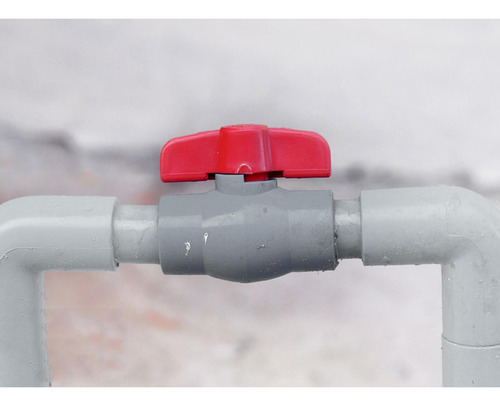 Accesorios De Plomería De Válvula De Bola De Pvc Gris 40mm