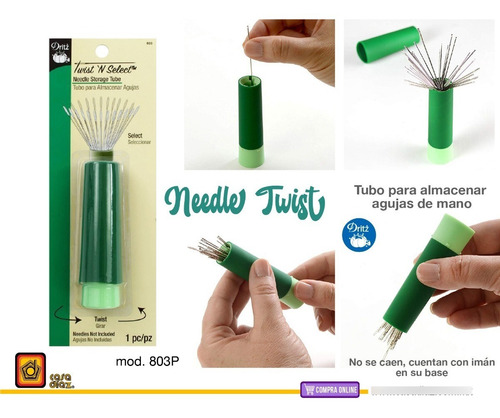 Needle Twist Dritz - Tubo Para Almacenar Agujas