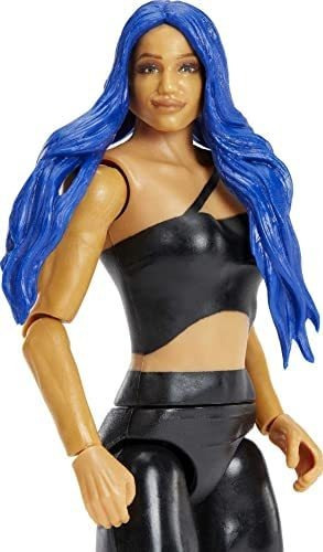 Imagen 2 de 5 de Muñeca Sasha Banks Coleccionable De 6 Pulgadas