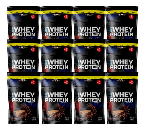 Combo Mayorista Spx Whey Protein 100% Proteina Pack X12