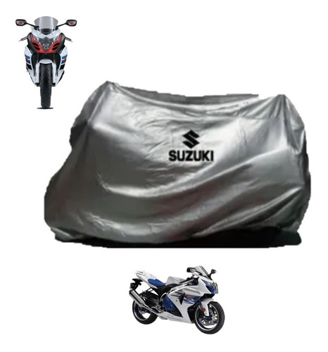 Funda Afelpada Para Moto Deportiva Suzuki 100% Impermeable!!