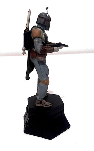 Miniatura Boba Fett Star Wars Xadrez Oficial De Metal.