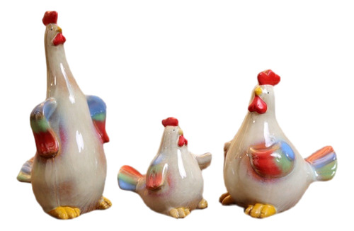 Figura Feng Sh De Porcelana Con Diseño De Animales De Granja