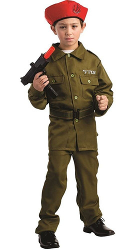 Traje De Soldado Israelí Para Los Niños De América D...