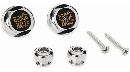 Trava Para Correias Strap Lock Ernie Ball Nickel Prata