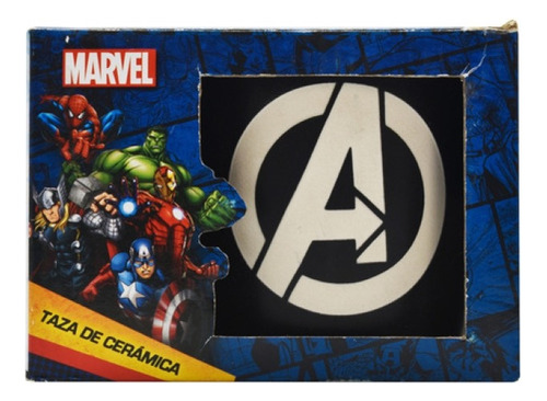 Marvel Avengers Taza De Ceramica Capitan America Sfcomics Cd