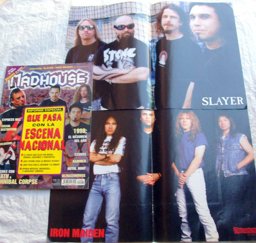 Madhouse 95 * Resumen Año 1998 * Posters Slayer Iron Maiden