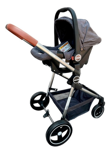 Imagen 2 de 9 de Coche Bebe Convertible Elite Moises Huevito Y Base Liviano