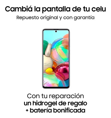 Cambio Reparación Pantalla Módulo Samsung Galaxy A71