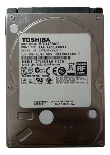 comprar Disco duro interno Toshiba MQ01ABD Series MQ01ABD032 320GB