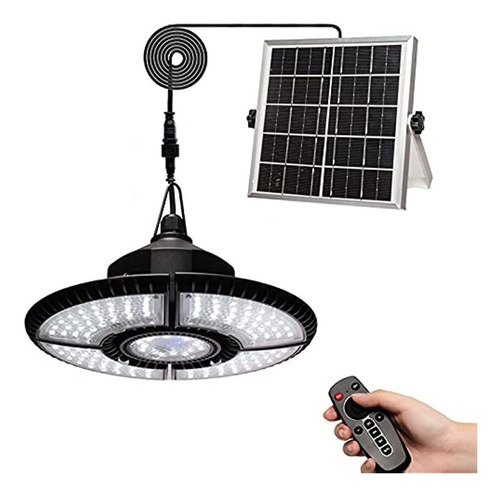 Hulppre Luz Solar Mejorada Para Cobertizo 4+1 Hojas 136 Led 