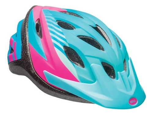 Casco Infantil Para Bicicleta Bell Axle Tigris Azul