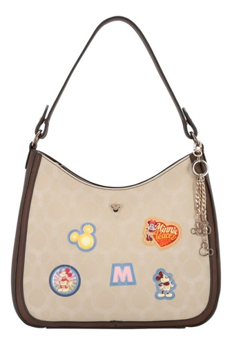 Bolsa Hobo Para Mujer Happy Soul W Capsule Beige Hbrobles2cw Color BEIGE/MULTI