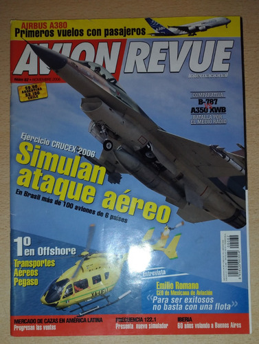 Revista Avión Revue Internacional N°82 Noviembre De 2006