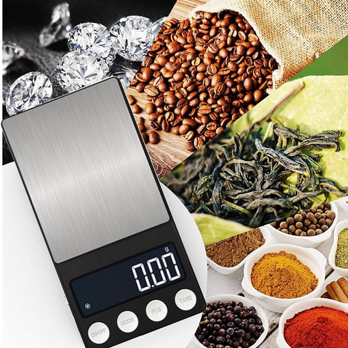 Imagen 3 de 10 de Pesa Digital Gramera Joyeria Y Cocina Mt Desde 0.1g A 500g