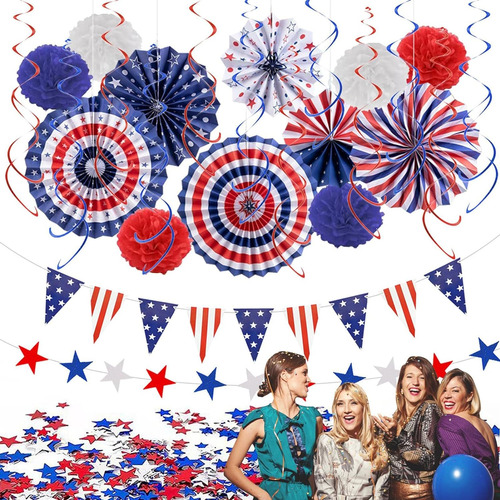 4th Of July Decorations | National Day Triangle American