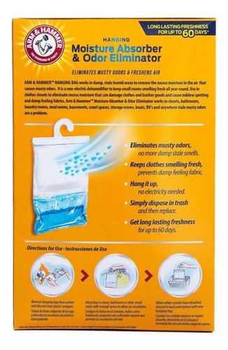 Arm & Hammer Absorbedor D Humedad Elimina Olores 2 Pack *sk