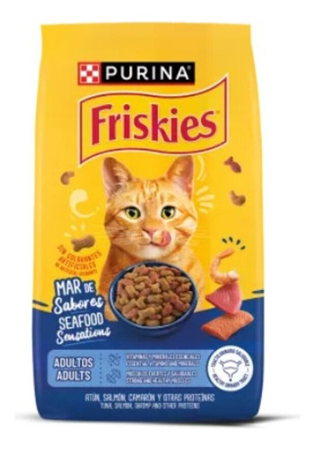 Alimento De Gato Friskies Adultos Sensaciones Marinas7,5kg
