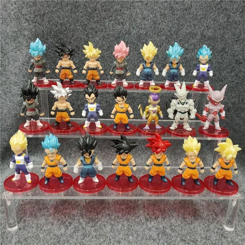 21 Piezas Dragon Ball Z Super Goku Vegeta Broly Figura De