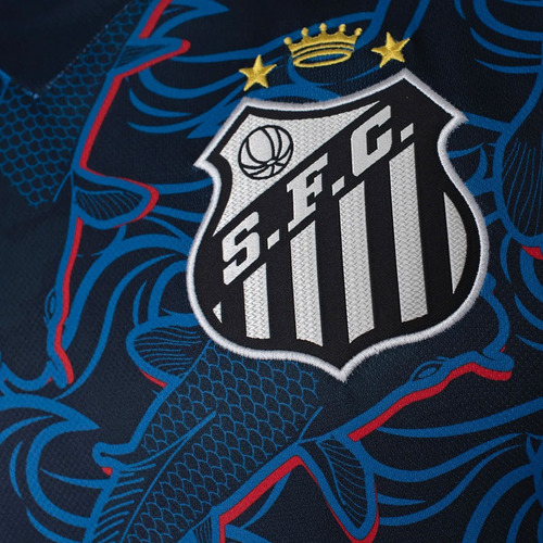 Camisa Santos Fc 3 I I I 2024 Umbro Peixe Blaze - Original