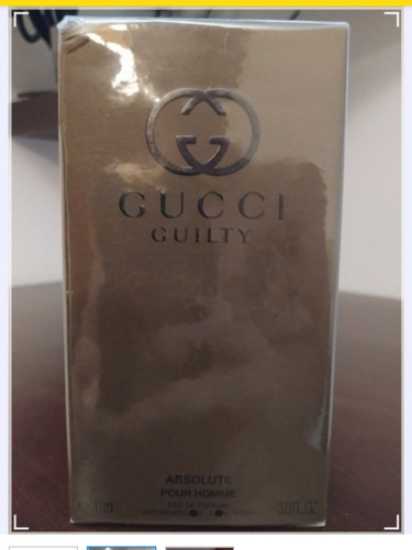 Gucci Guilty Absolute Eau De Parfum Spray Para Hombres 3 Onz