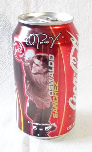 Lata Vacia Coca Cola Oswaldo Sanchez 2002 Futbol 355ml