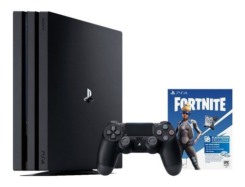 Sony Playstation 4 Pro 1tb Fornite Azabache + 23 Juegos