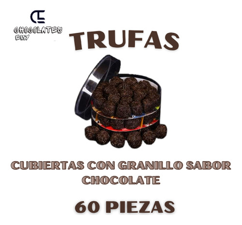 Trufa De Chocolate 60 Piezas